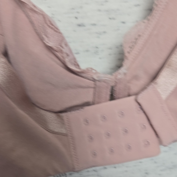 Soma Modal and Lace Unlined Bra Adobe Rose Pink - Picture 5 of 8